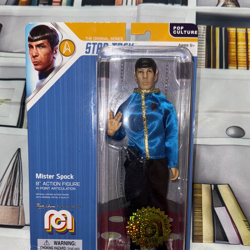 Mister Spock Action Figure - Blue and Black